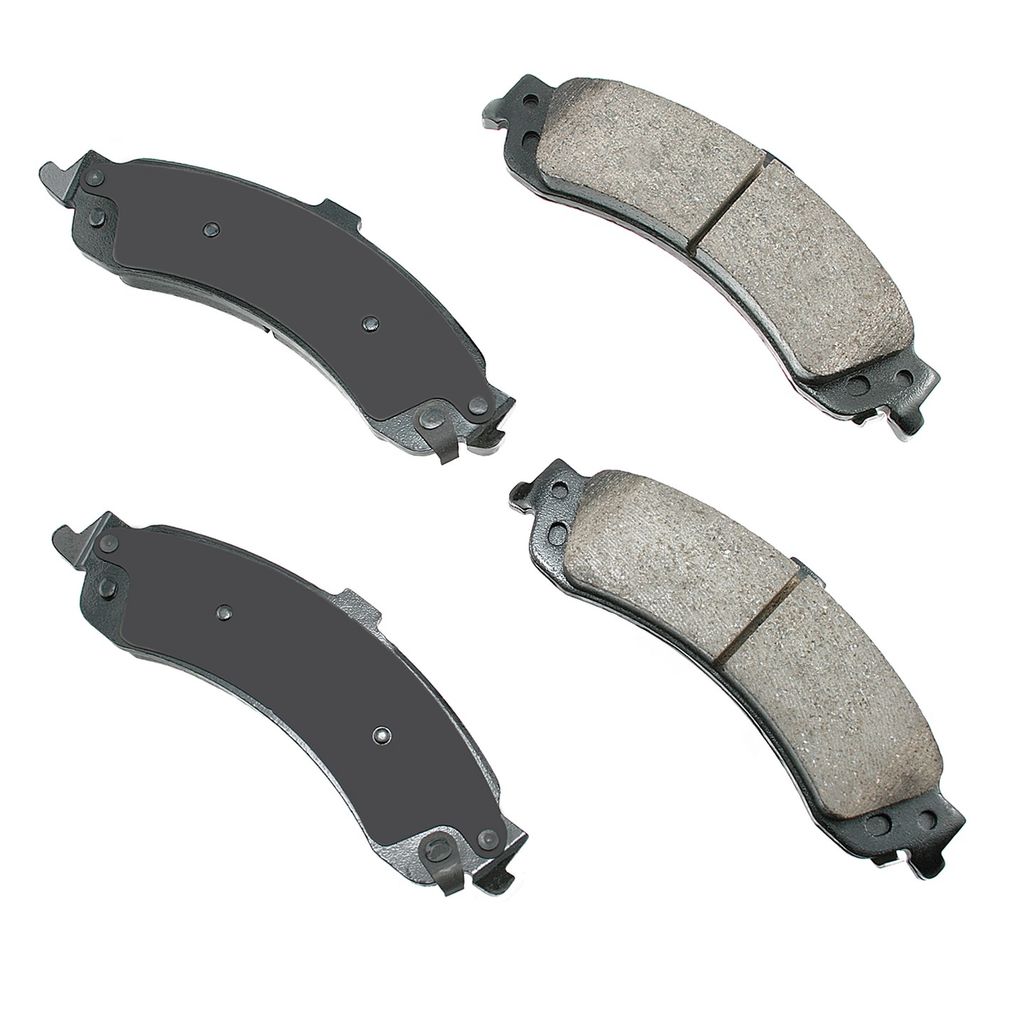 Akebono ACT834 - ProACT Ultra Premium Ceramic Disc Brake Pad Set, 2-Wheel Set