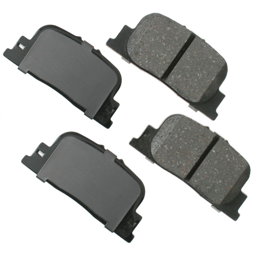 Akebono ACT835 - ProACT Ultra Premium Ceramic Disc Brake Pad Set, 2-Wheel Set