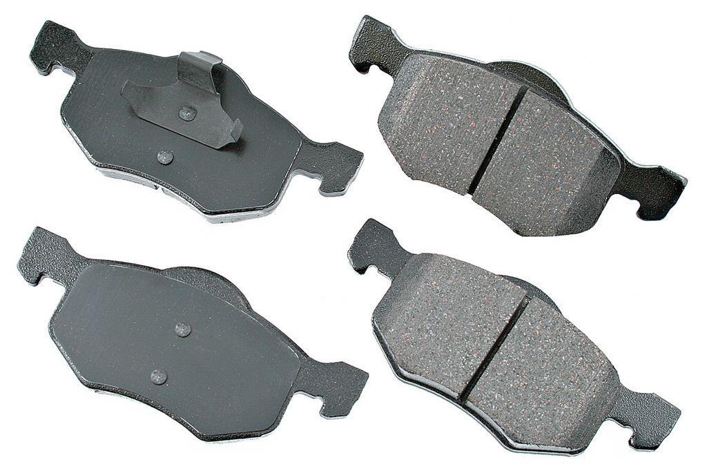 Akebono ACT843 - ProACT Ultra Premium Ceramic Disc Brake Pad Set, 2-Wheel Set