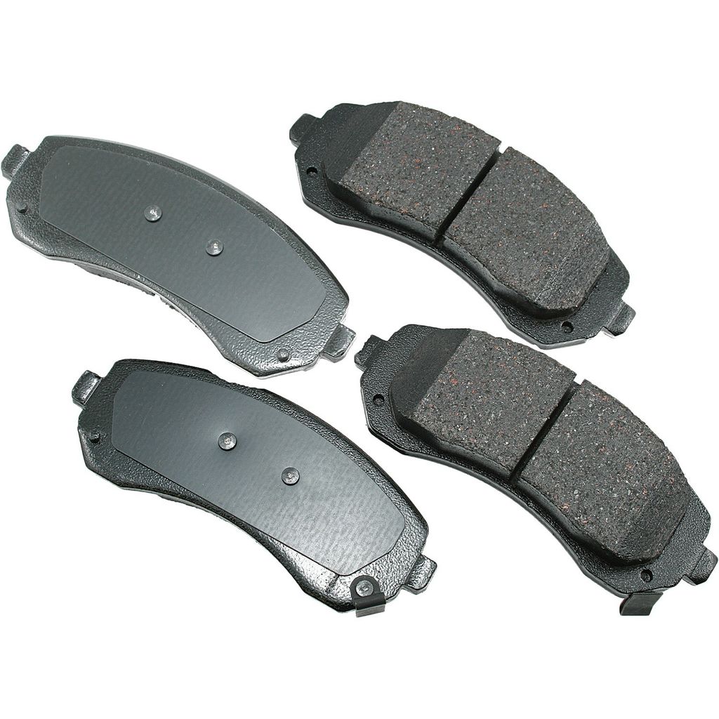 Akebono ACT844 - ProACT Ultra Premium Ceramic Disc Brake Pad Set, 2-Wheel Set
