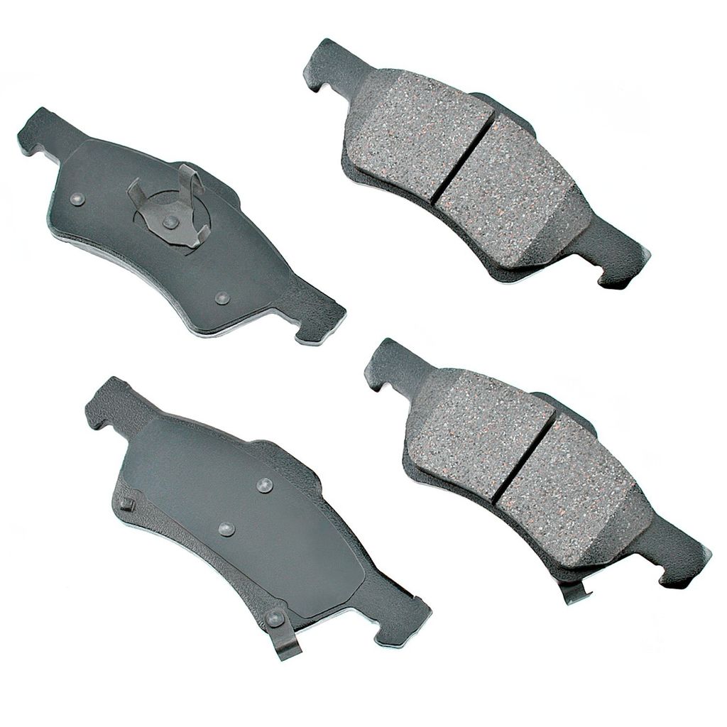 Akebono ACT857 - ProACT Ultra Premium Ceramic Disc Brake Pad Set, 2-Wheel Set