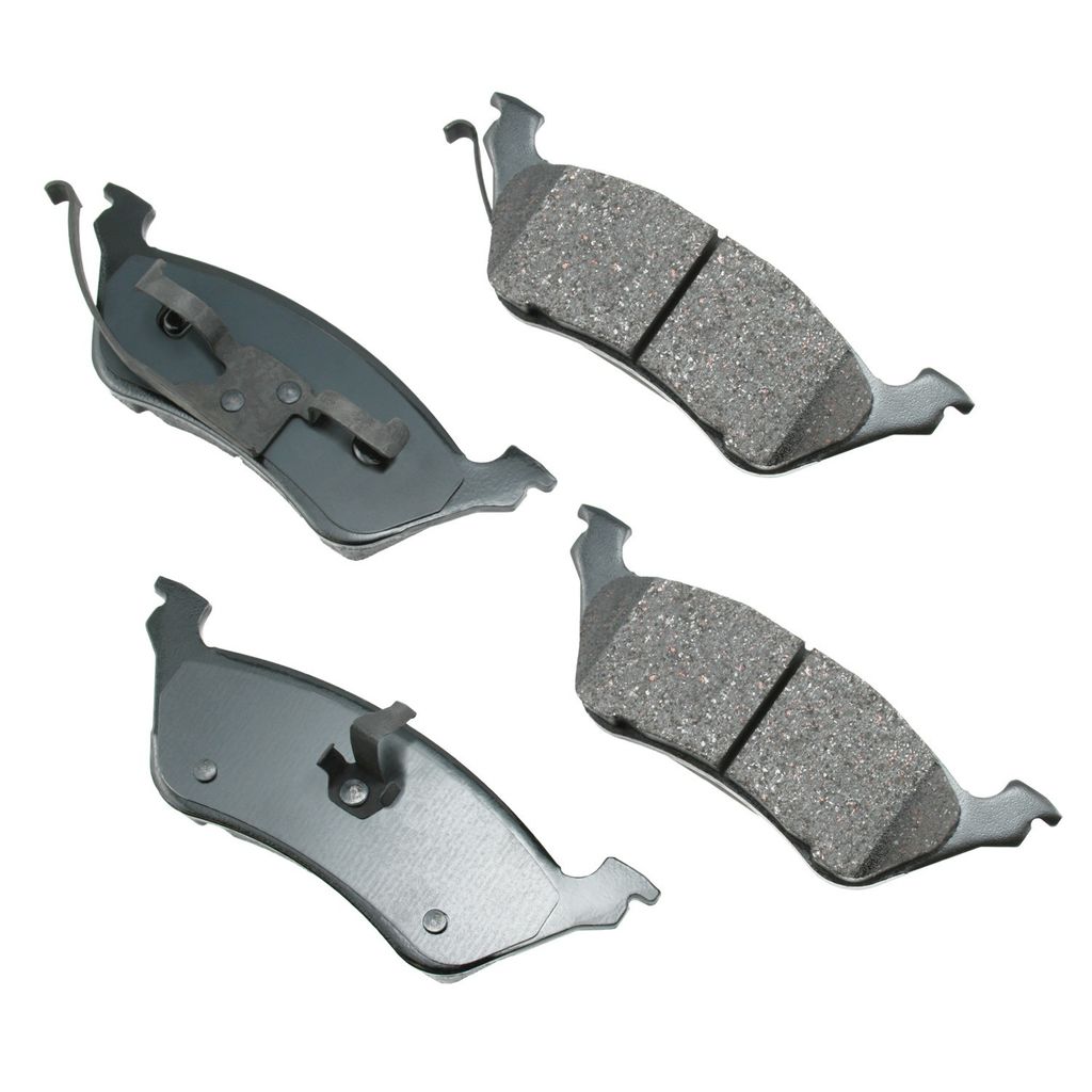 Akebono ACT858 - ProACT Ultra Premium Ceramic Disc Brake Pad Set, 2-Wheel Set