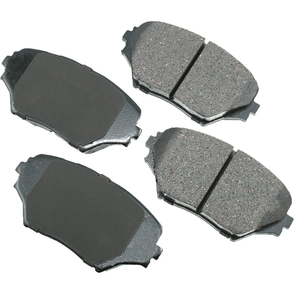 Akebono ACT862 - ProACT Ultra Premium Ceramic Disc Brake Pad Set, 2-Wheel Set
