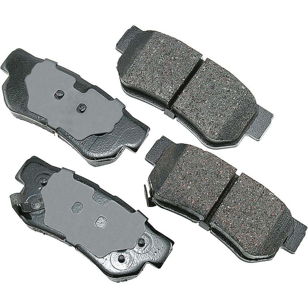 Akebono ACT863 - ProACT Ultra Premium Ceramic Disc Brake Pad Set, 2-Wheel Set