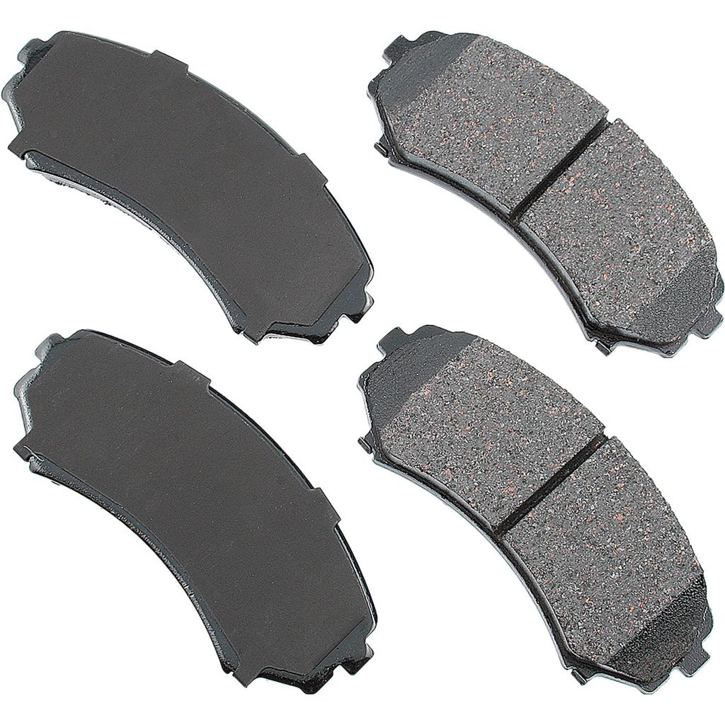 Akebono ACT867 - ProACT Ultra Premium Ceramic Disc Brake Pad Set, 2-Wheel Set