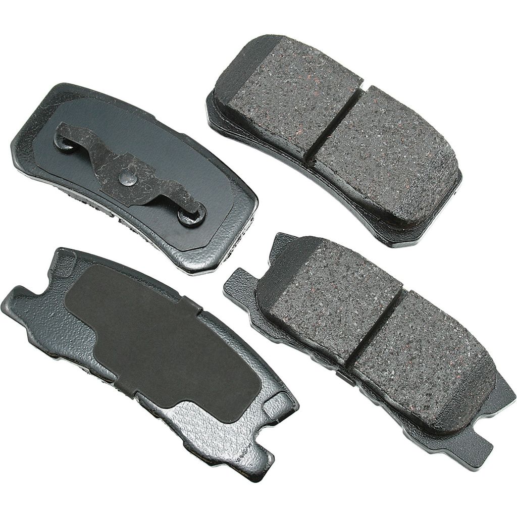 Akebono ACT868 - ProACT Ultra Premium Ceramic Disc Brake Pad Set, 2-Wheel Set