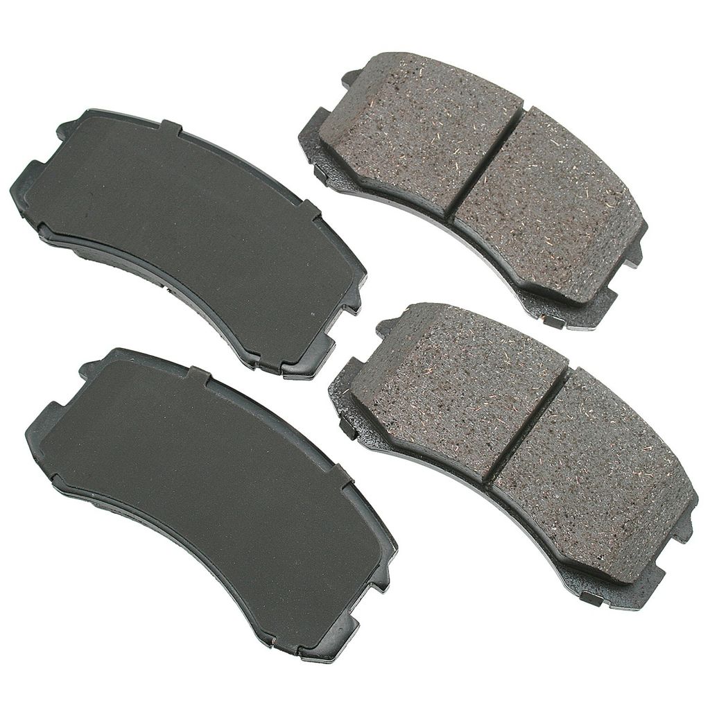 Akebono ACT904 - ProACT Ultra Premium Ceramic Disc Brake Pad Set, 2-Wheel Set