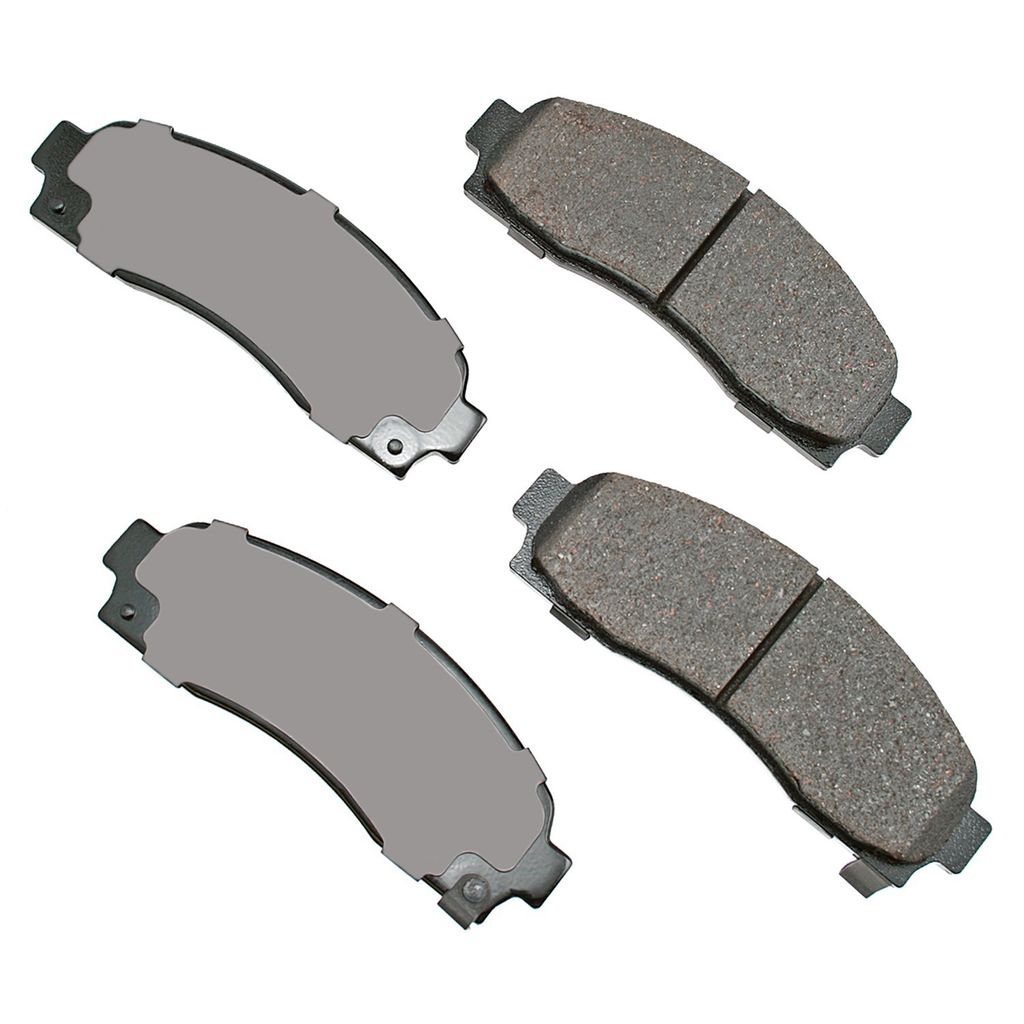 Akebono ACT913 - ProACT Ultra Premium Ceramic Disc Brake Pad Set, 2-Wheel Set