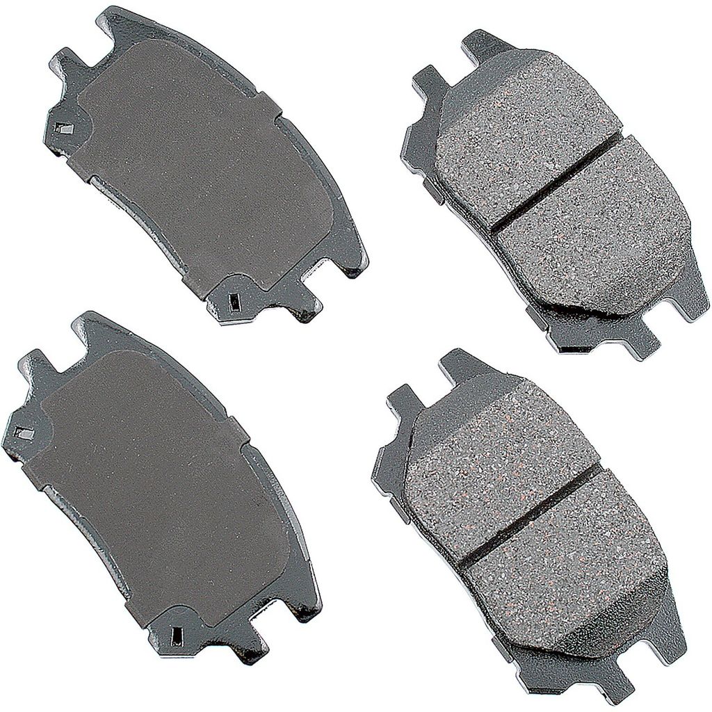 Akebono ACT930 - ProACT Ultra Premium Ceramic Disc Brake Pad Set, 2-Wheel Set