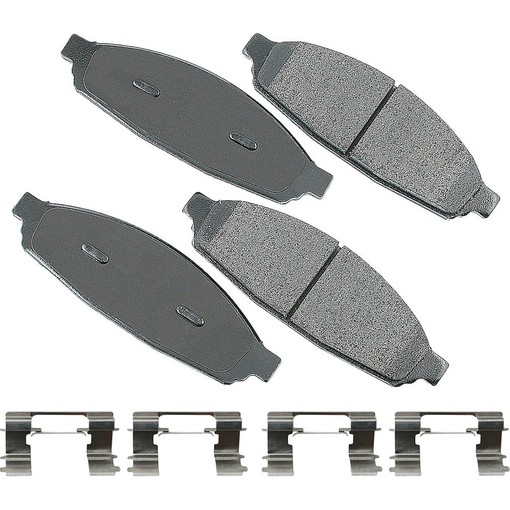 Akebono ACT931 - ProACT Ultra Premium Ceramic Disc Brake Pad Set, 2-Wheel Set