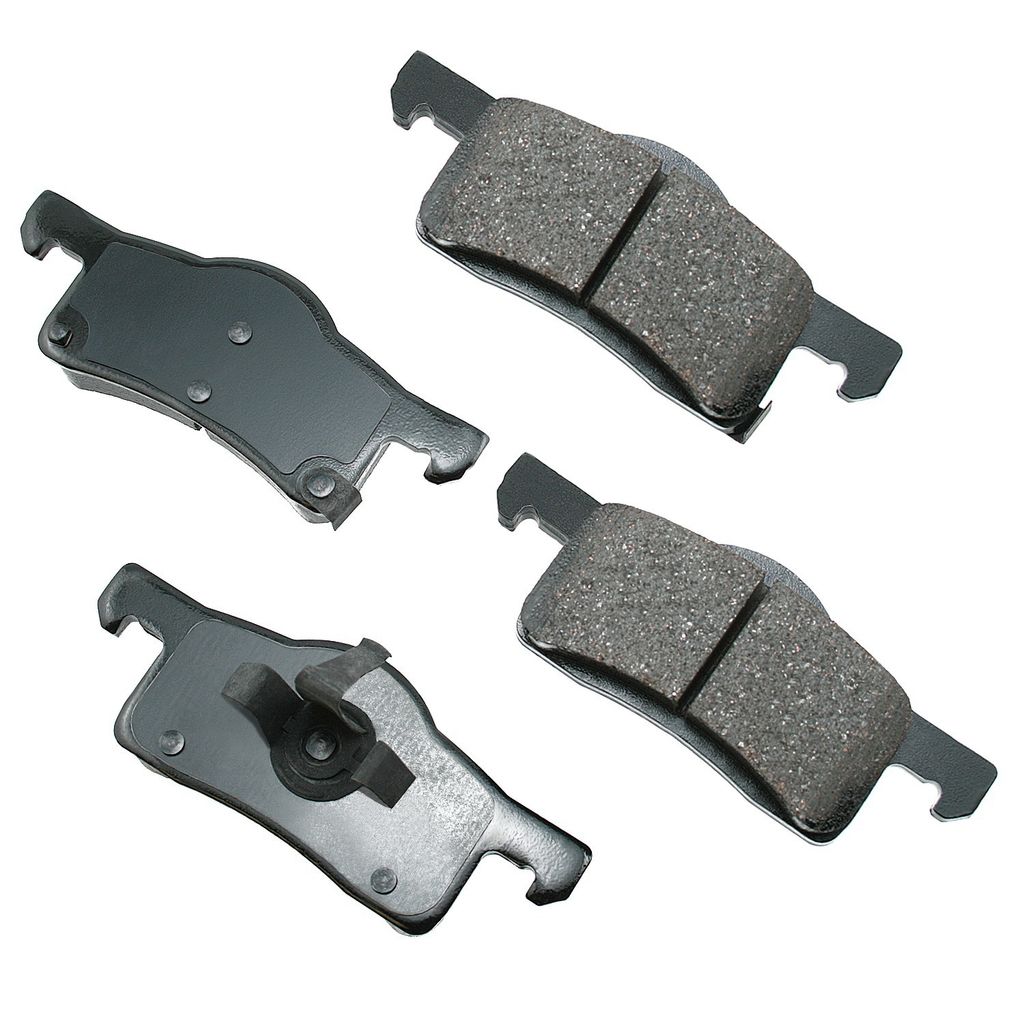 Akebono ACT935 - ProACT Ultra Premium Ceramic Disc Brake Pad Set, 2-Wheel Set