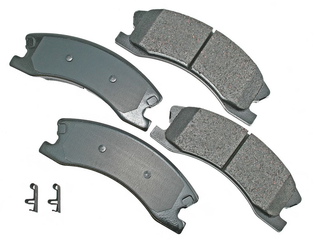 Akebono ACT945 - ProACT Ultra Premium Ceramic Disc Brake Pad Set, 2-Wheel Set