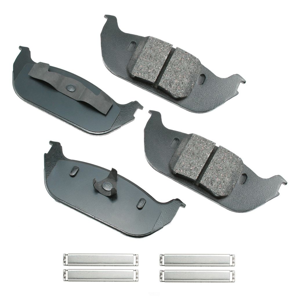 Akebono ACT952 - ProACT Ultra Premium Ceramic Disc Brake Pad Set, 2-Wheel Set
