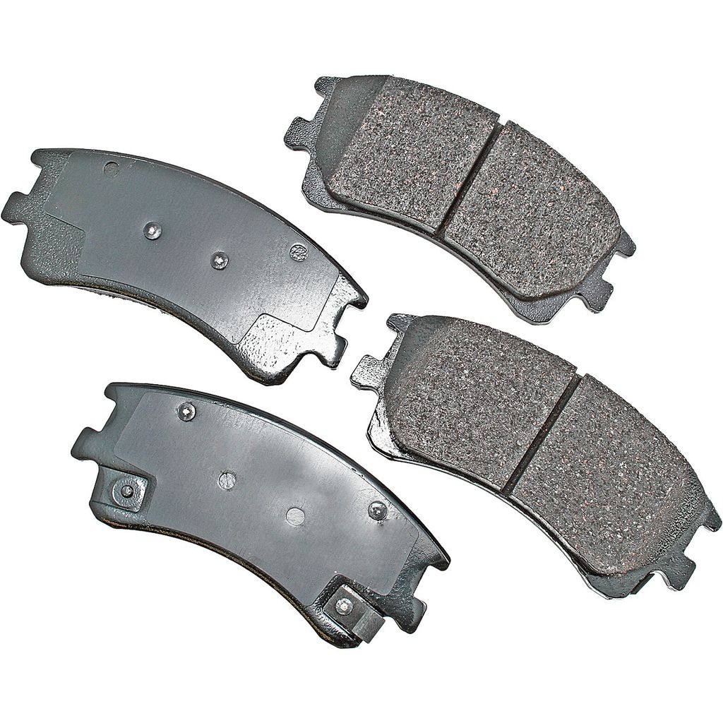 Akebono ACT957 - ProACT Ultra Premium Ceramic Disc Brake Pad Set, 2-Wheel Set