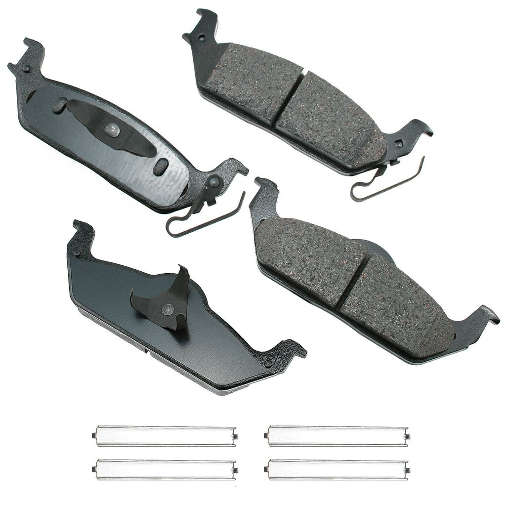 Akebono ACT963 - ProACT Ultra Premium Ceramic Disc Brake Pad Set, 2-Wheel Set