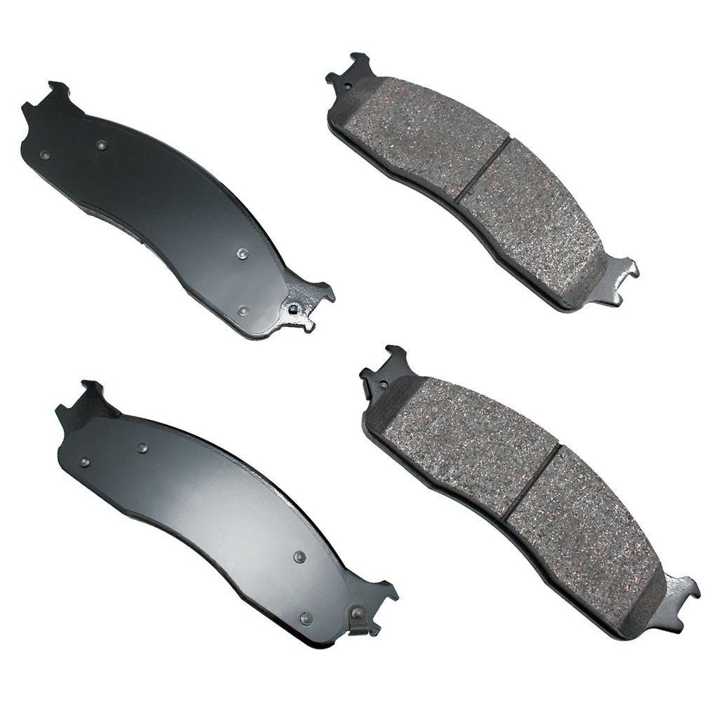 Akebono ACT965 - ProACT Ultra Premium Ceramic Disc Brake Pad Set, 2-Wheel Set