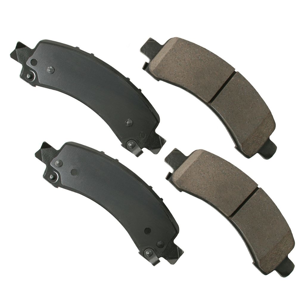Akebono ACT974A - ProACT Ultra Premium Ceramic Disc Brake Pad Set, 2-Wheel Set