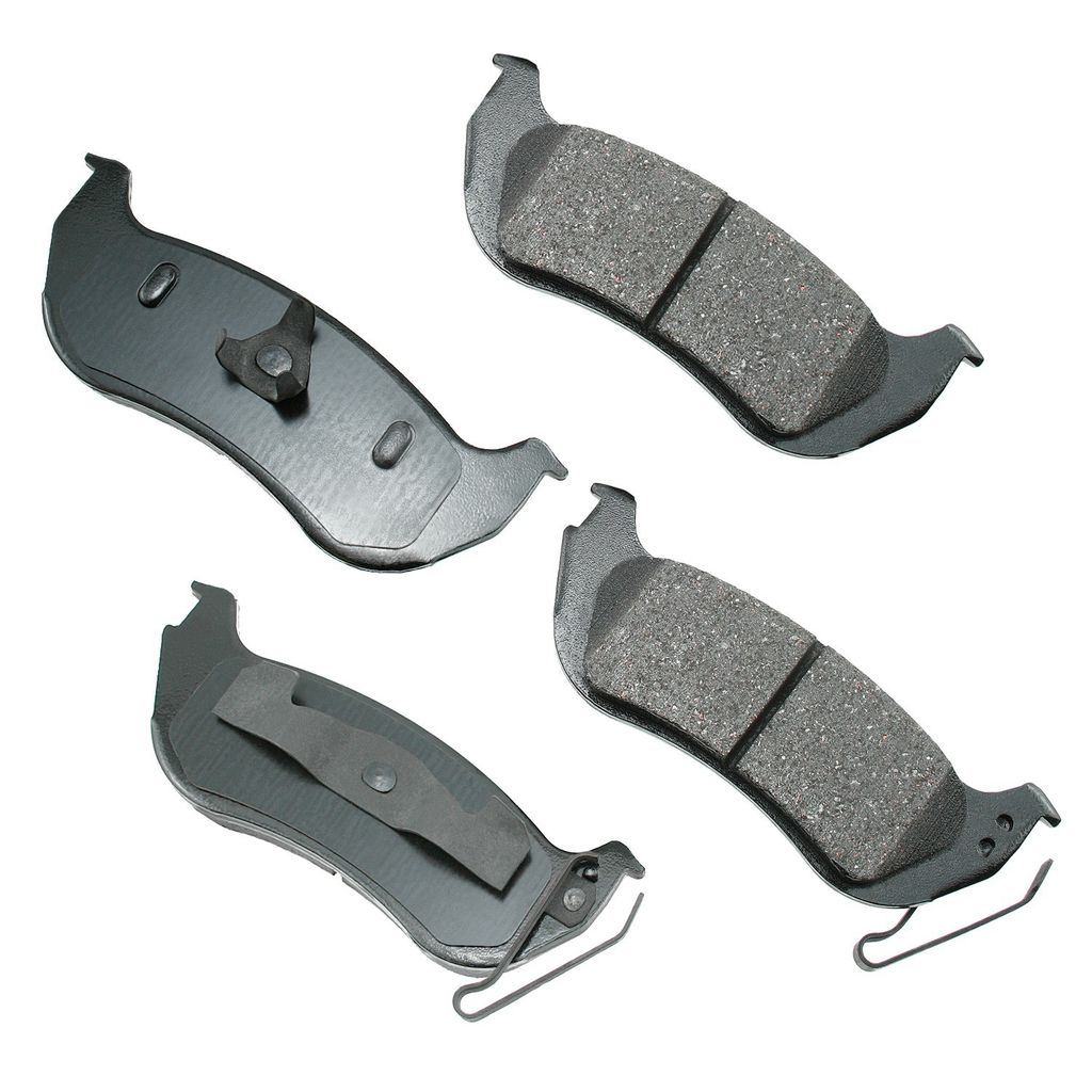 Akebono ACT981 - ProACT Ultra Premium Ceramic Disc Brake Pad Set, 2-Wheel Set