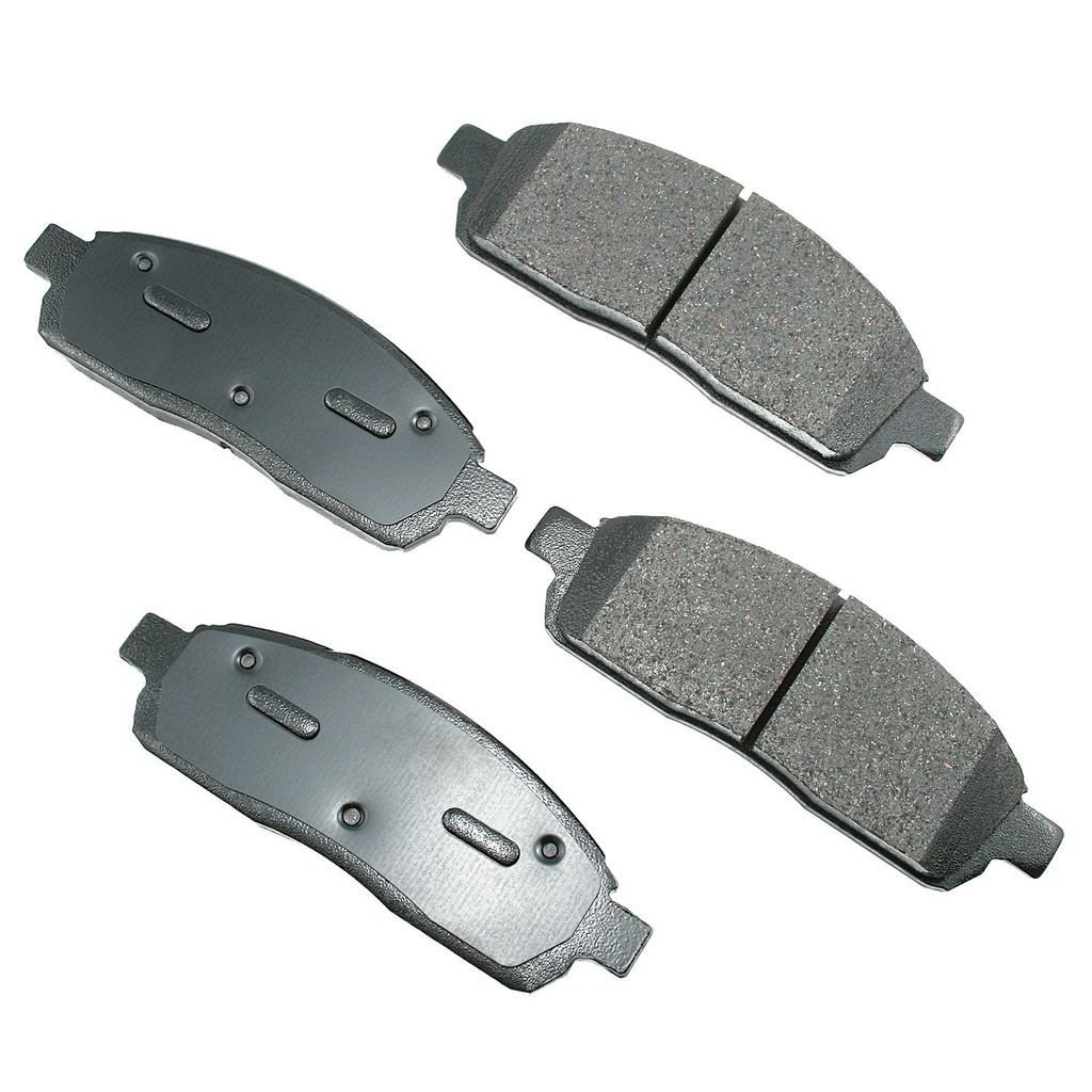 Akebono ASP1011 - Performance Ultra Premium Ceramic Disc Brake Pad Set, 2-Wheel Set