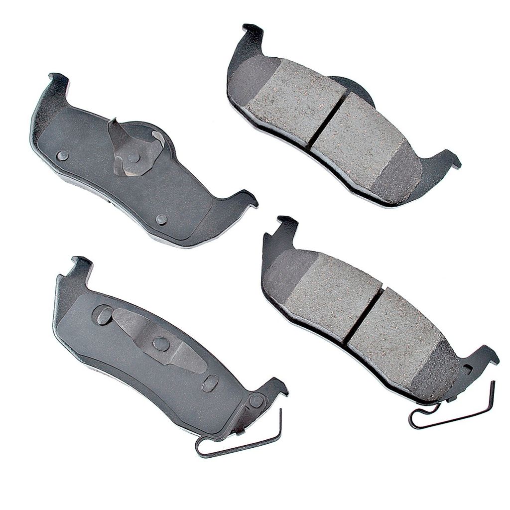 Akebono ASP1087 - Performance Ultra Premium Ceramic Disc Brake Pad Set, 2-Wheel Set