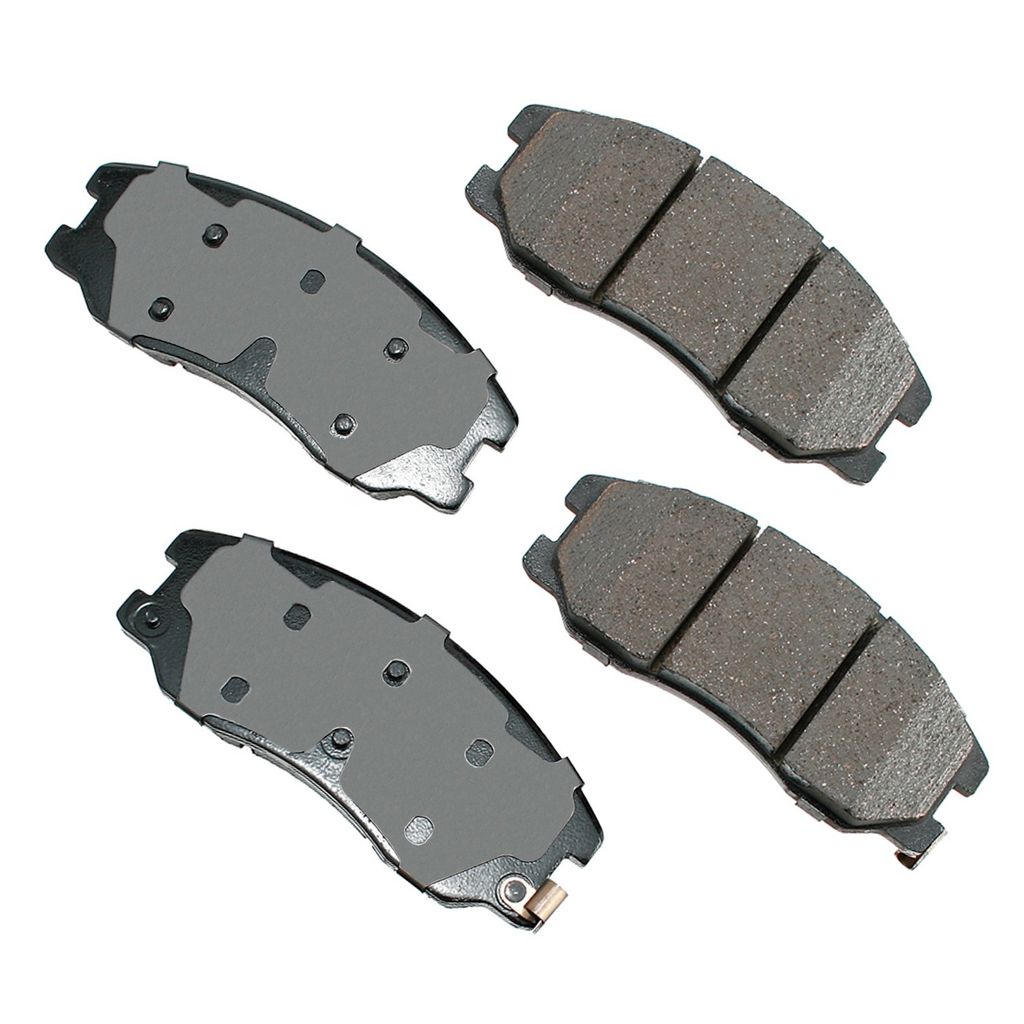 Akebono ASP1264 - Performance Ultra Premium Ceramic Disc Brake Pad Set, 2-Wheel Set