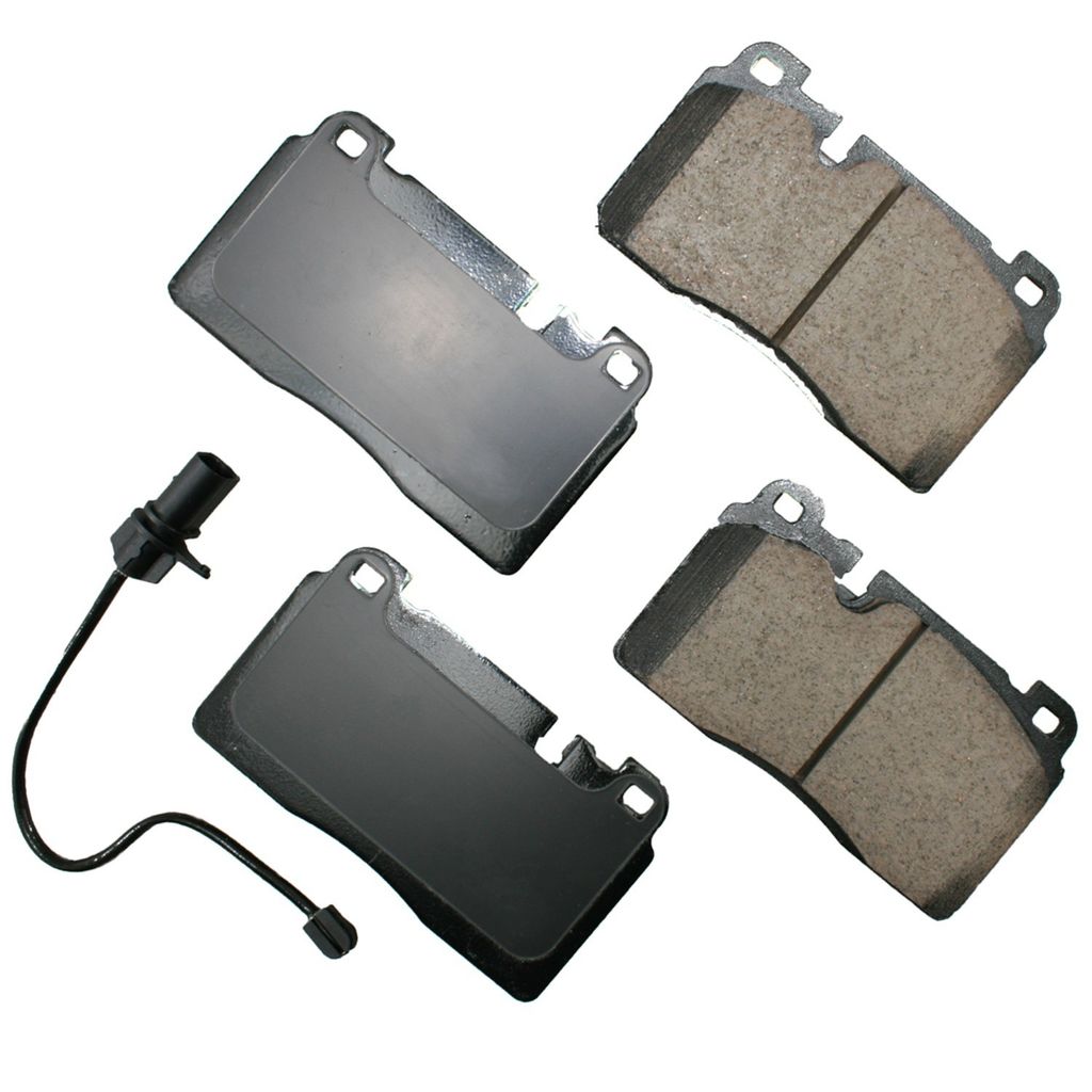 Akebono EUR1663 - Euro Ultra Premium Ceramic Disc Brake Pad Set, 2-Wheel Set