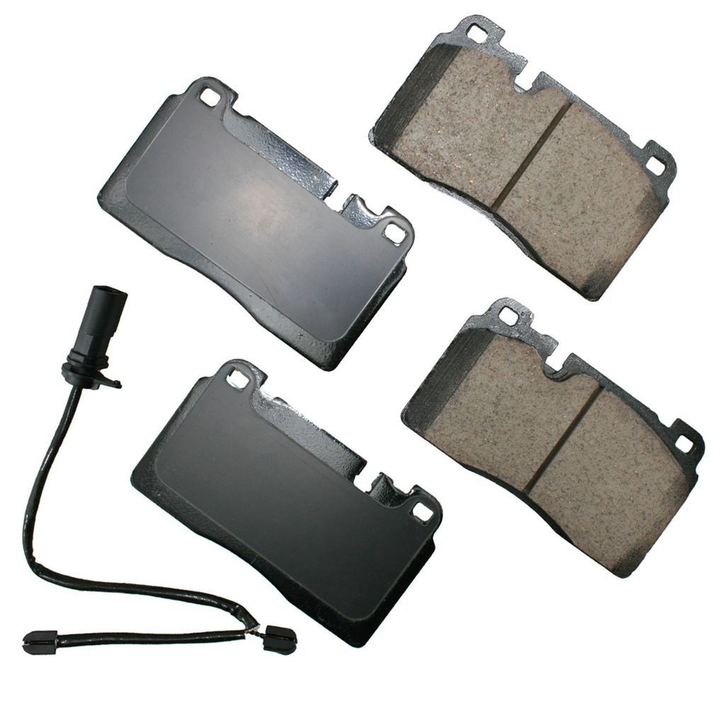 Akebono EUR1663A - Euro Ultra Premium Ceramic Disc Brake Pad Set, 2-Wheel Set