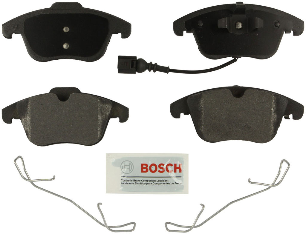 Bosch BE1375H - Blue Disc Brake Pad Set, Semi-Metallic, with Hardware, Two Wheel Set
