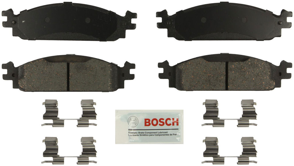 Bosch BE1376H - Blue Disc Brake Pad Set, Ceramic, with Hardware, Two Wheel Set