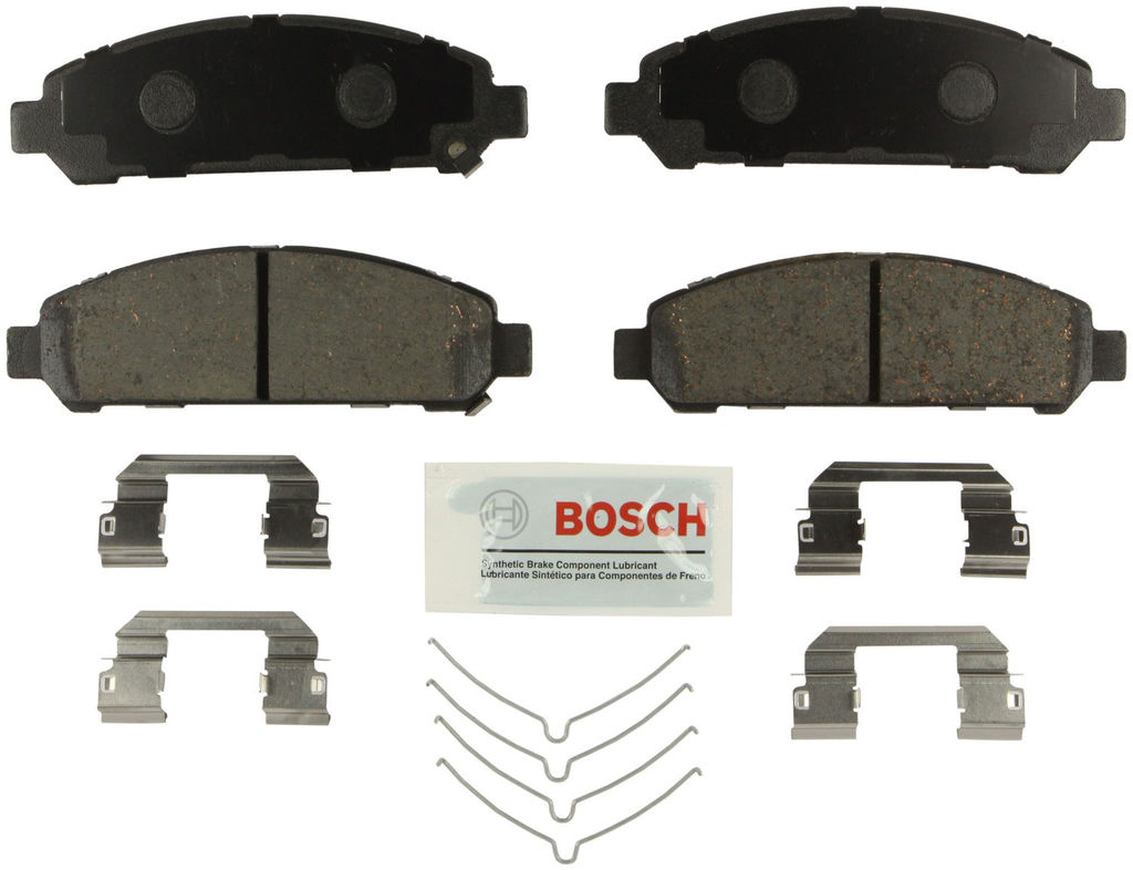 Bosch BE1401H - Blue Disc Brake Pad Set, Ceramic, with Hardware, Two Wheel Set