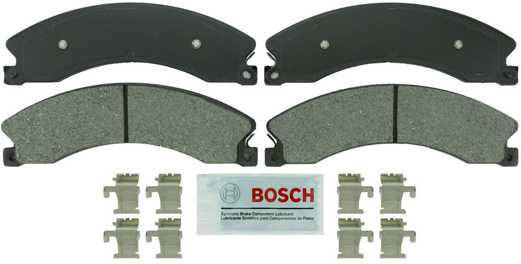 Bosch BE1411H - Blue Disc Brake Pad Set, Ceramic, with Hardware, Two Wheel Set