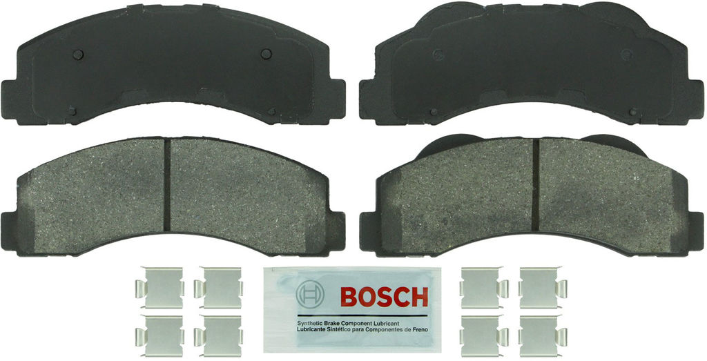 Bosch BE1414H - Blue Disc Brake Pad Set, Ceramic, with Hardware, Two Wheel Set