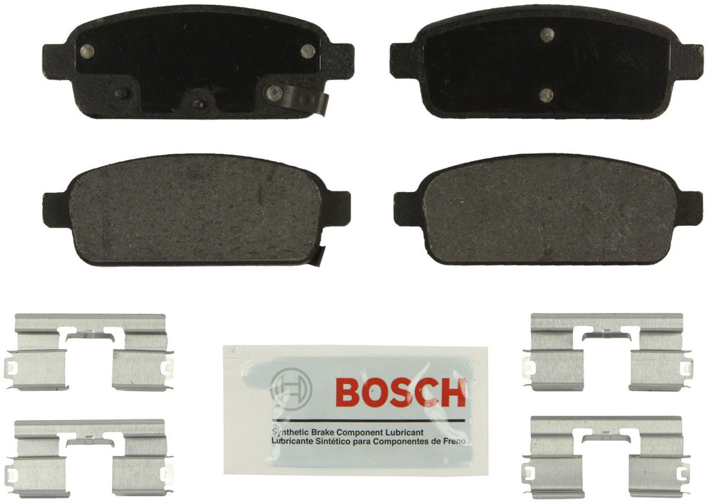 Bosch BE1468H - Blue Disc Brake Pad Set, Semi-Metallic, with Hardware, Two Wheel Set
