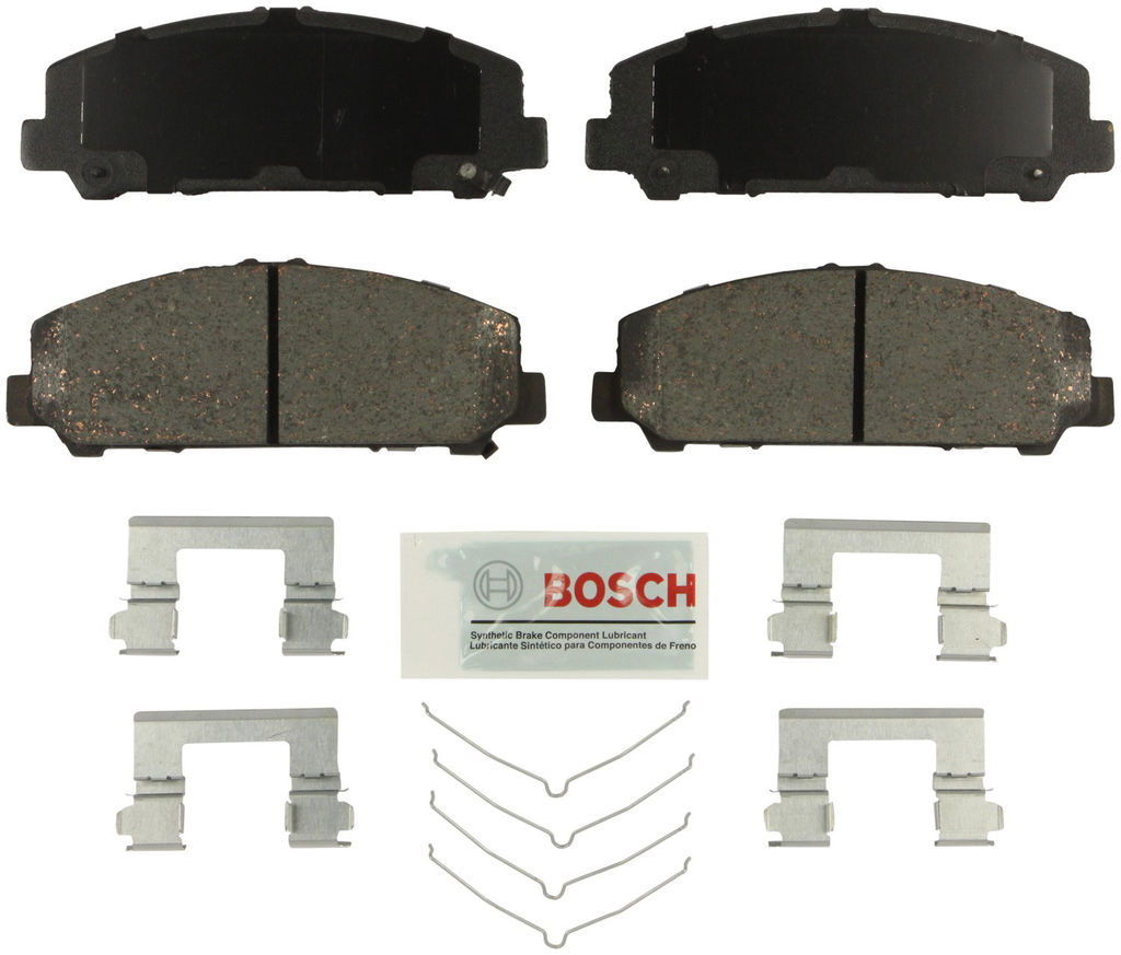 Bosch BE1509H - Blue Disc Brake Pad Set, Ceramic, with Hardware, Two Wheel Set