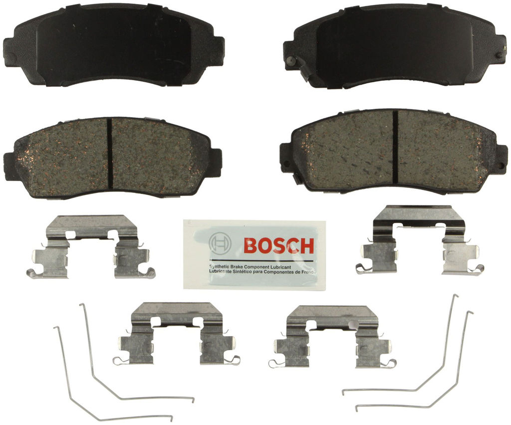 Bosch BE1521H - Blue Disc Brake Pad Set, Ceramic, with Hardware, Two Wheel Set