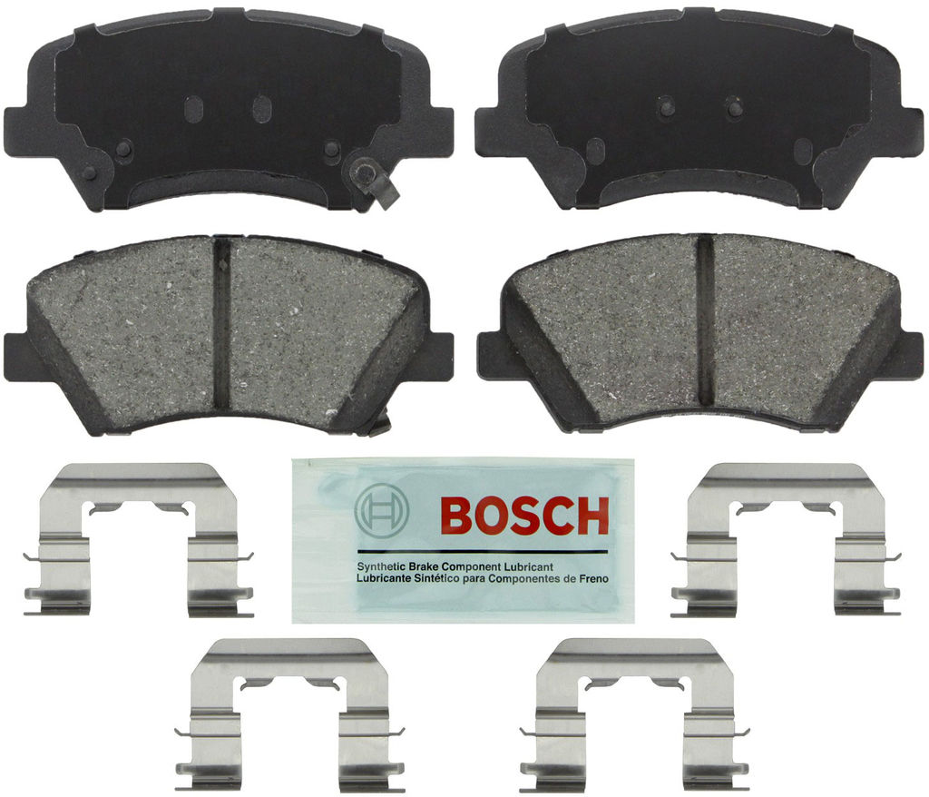 Bosch BE1543H - Blue Disc Brake Pad Set, Ceramic, with Hardware, Two Wheel Set