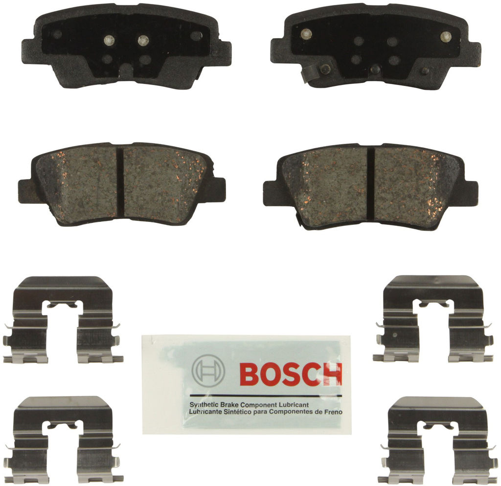 Bosch BE1544H - Blue Disc Brake Pad Set, Ceramic, with Hardware, Two Wheel Set
