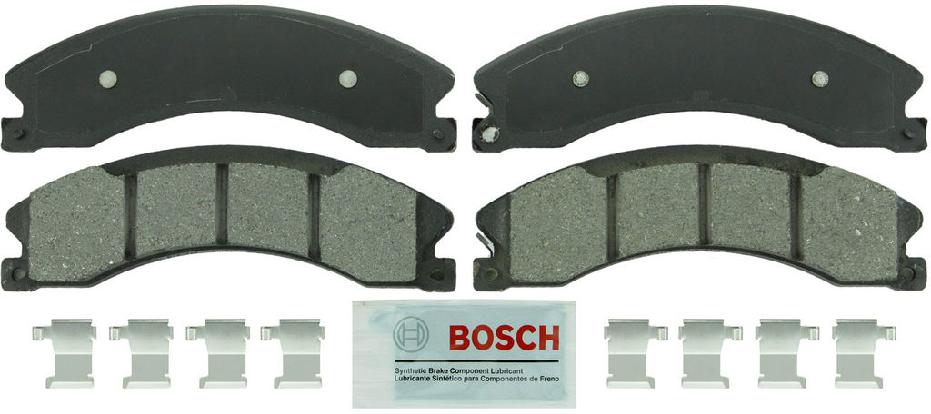 Bosch BE1565H - Blue Disc Brake Pad Set, Ceramic, with Hardware, Two Wheel Set