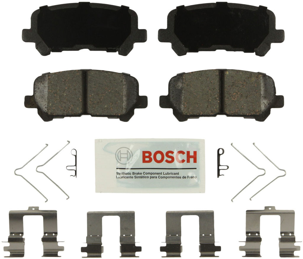 Bosch BE1585H - Blue Disc Brake Pad Set, Ceramic, with Hardware, Two Wheel Set