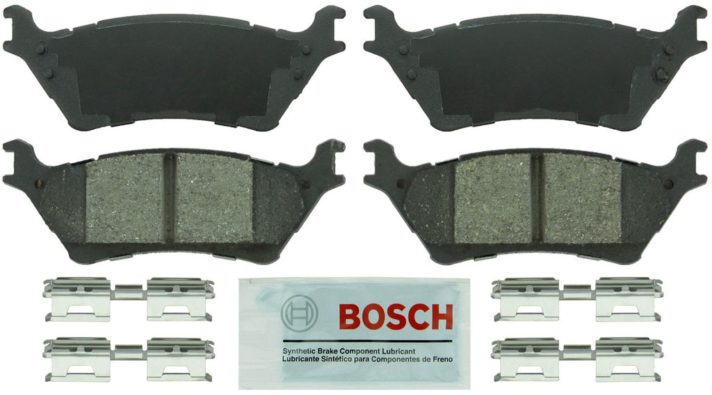 Bosch BE1602H - Blue Disc Brake Pad Set, Ceramic, with Hardware, Two Wheel Set