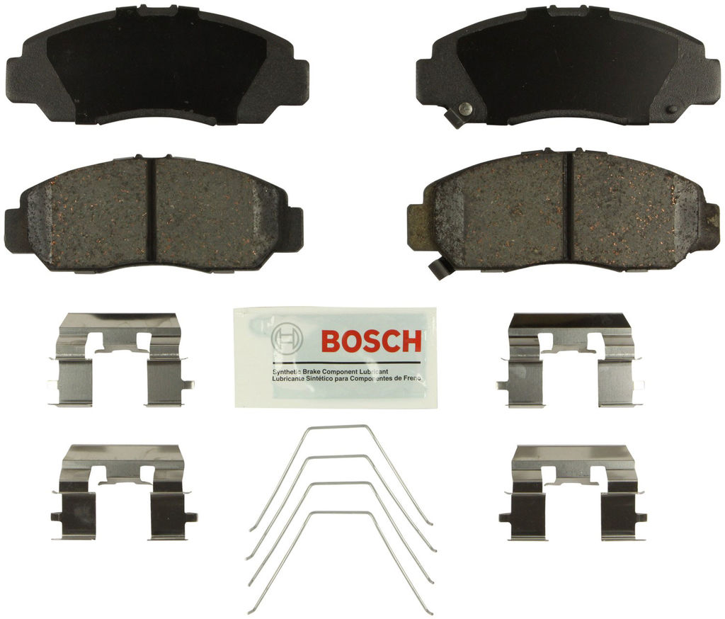 Bosch BE1608H - Blue Disc Brake Pad Set, Ceramic, with Hardware, Two Wheel Set