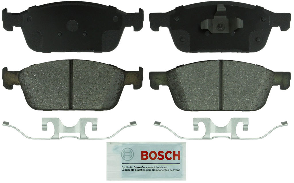 Bosch BE1645H - Blue Disc Brake Pad Set, Ceramic, with Hardware, Two Wheel Set