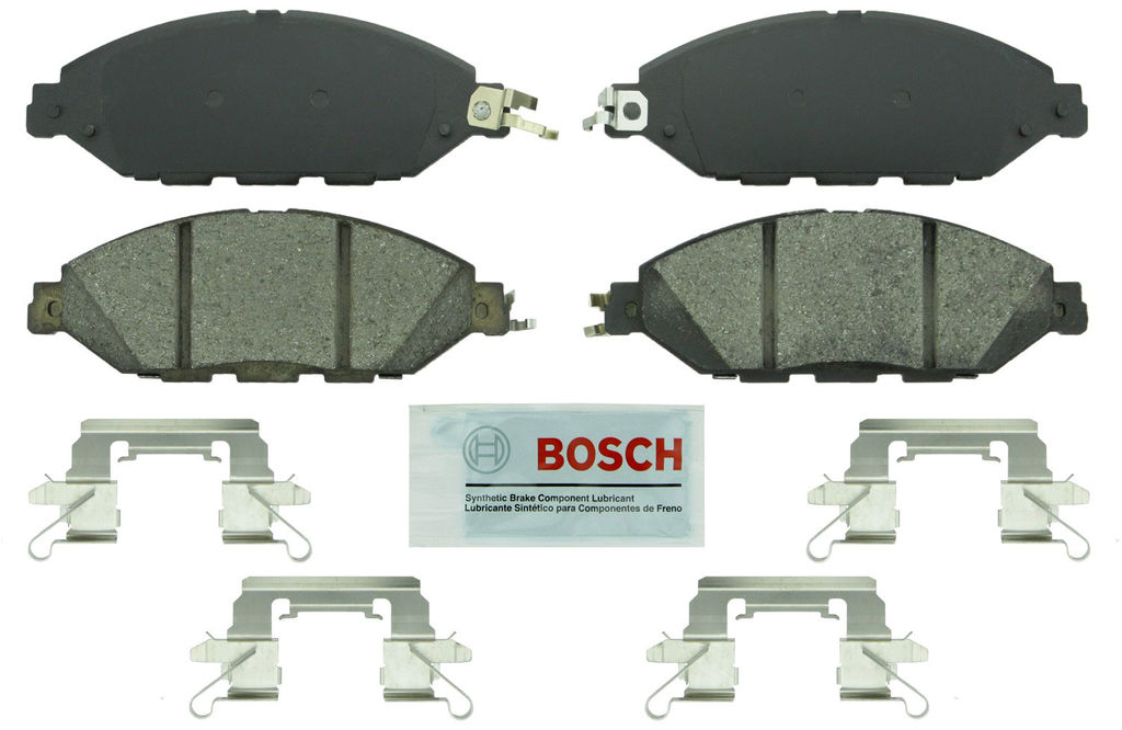 Bosch BE1649H - Blue Disc Brake Pad Set, Ceramic, with Hardware, Two Wheel Set
