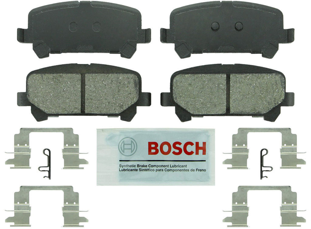 Bosch BE1806H - Blue Disc Brake Pad Set, Ceramic, with Hardware, Two Wheel Set