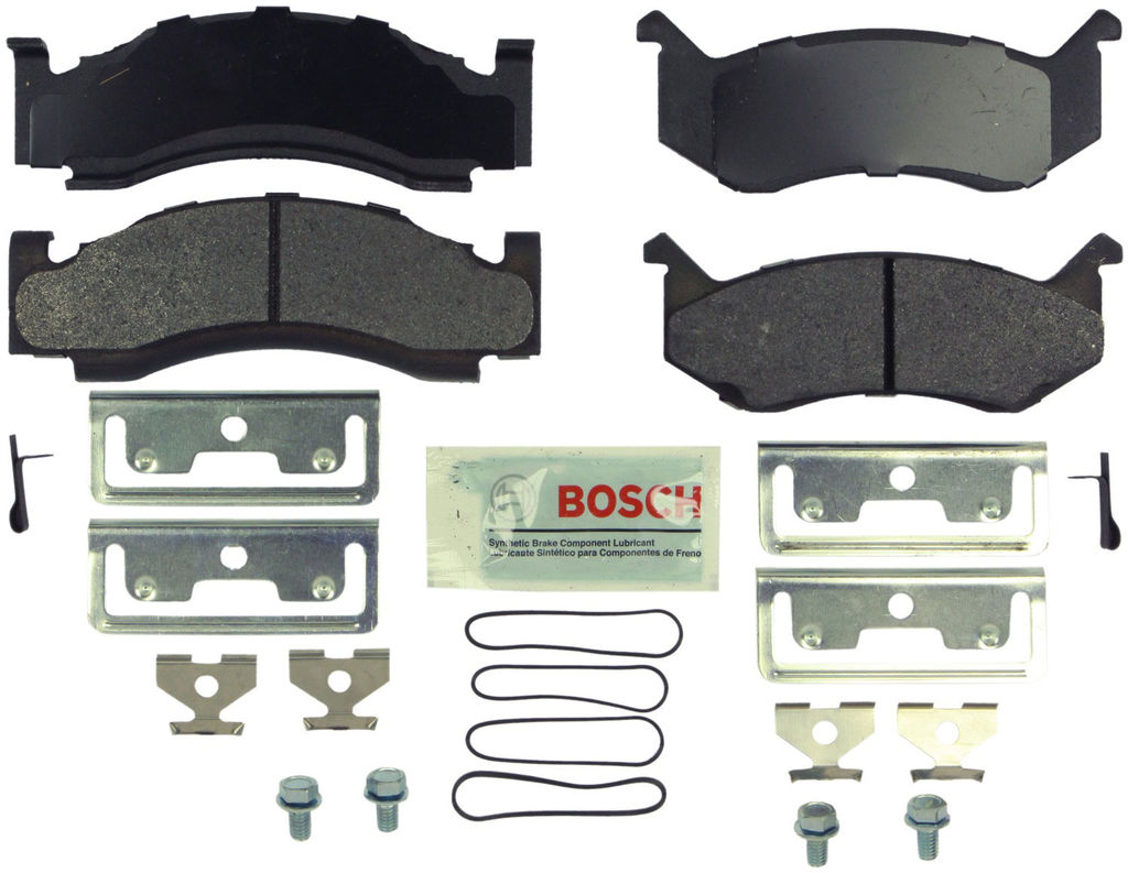 Bosch BE269H - Blue Disc Brake Pad Set, Semi-Metallic, with Hardware, Two Wheel Set