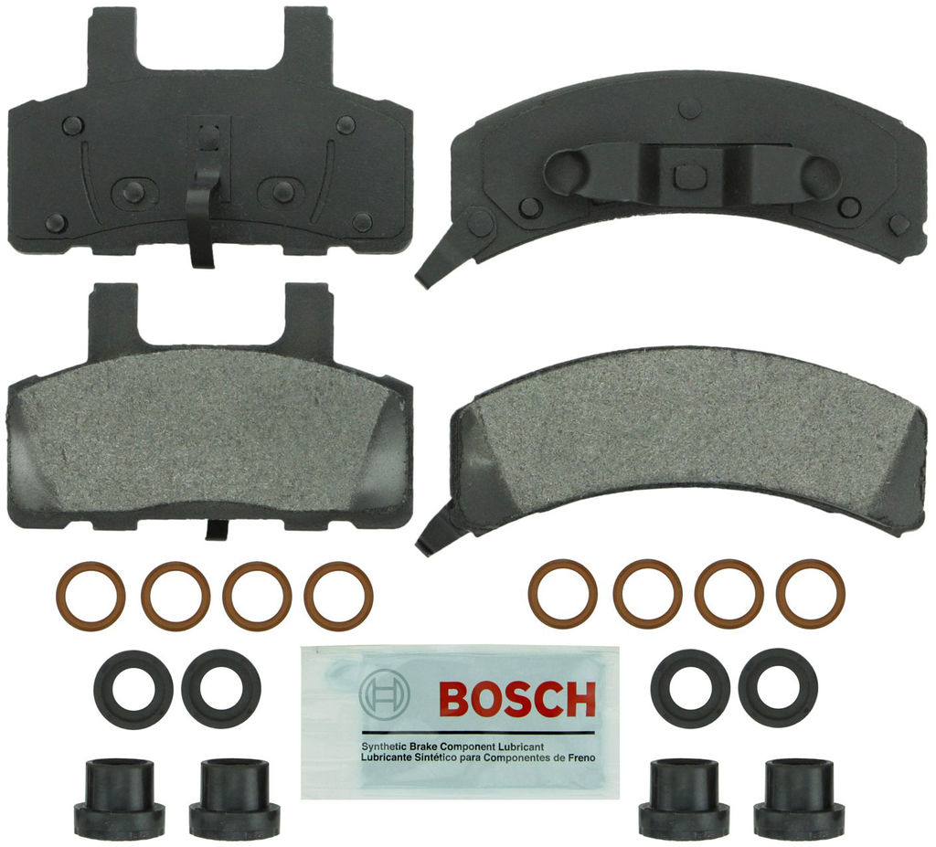 Bosch BE369H - Blue Disc Brake Pad Set, Semi-Metallic, with Hardware, Two Wheel Set
