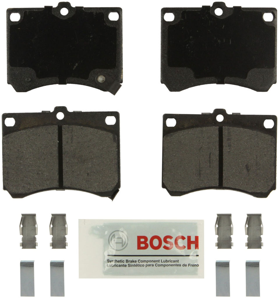 Bosch BE473H - Blue Disc Brake Pad Set, Ceramic, with Hardware, Two Wheel Set