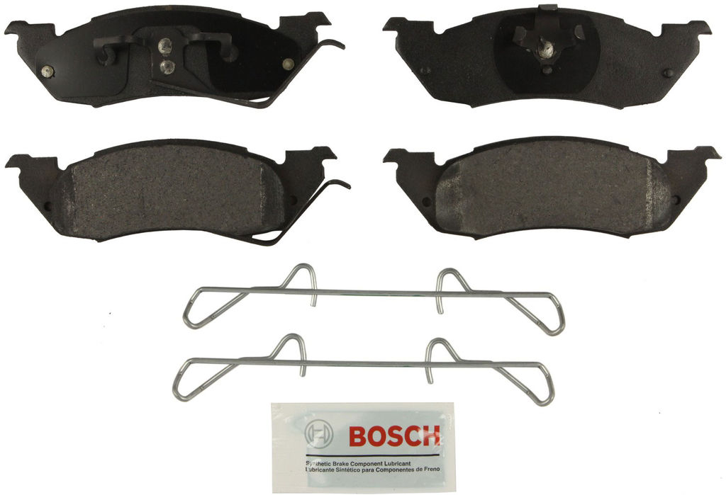 Bosch BE529H - Blue Disc Brake Pad Set, Semi-Metallic, with Hardware, Two Wheel Set