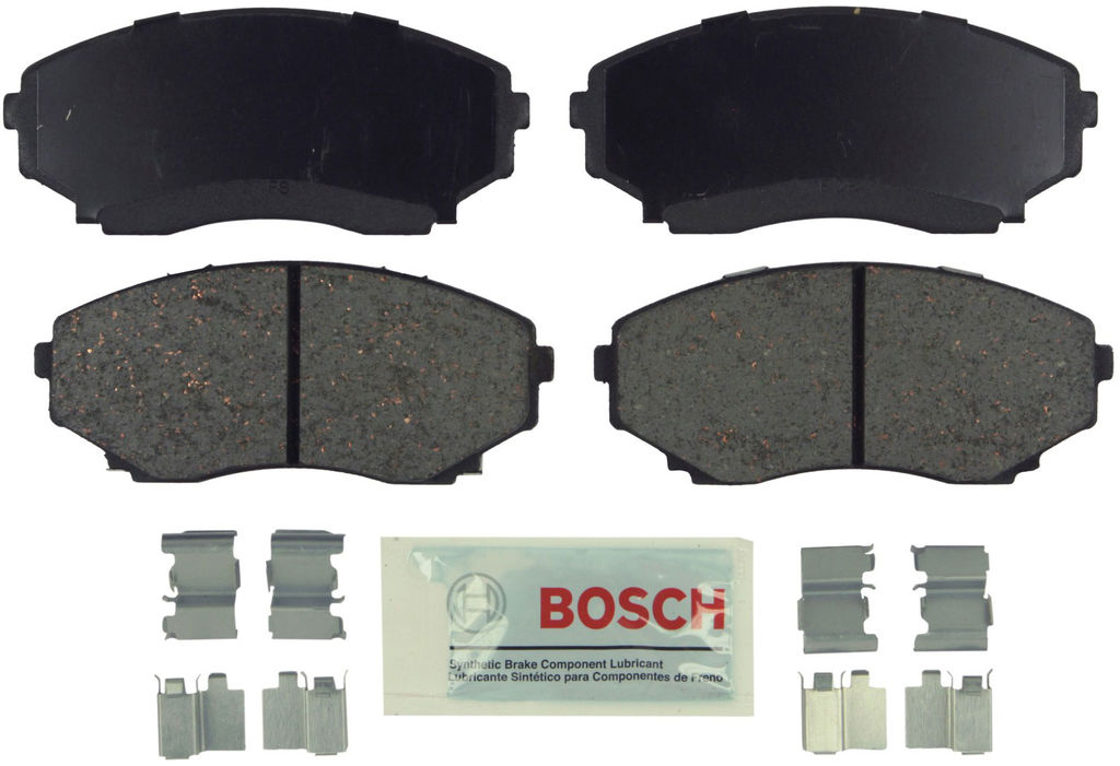 Bosch BE551H - Blue Disc Brake Pad Set, Ceramic, with Hardware, Two Wheel Set