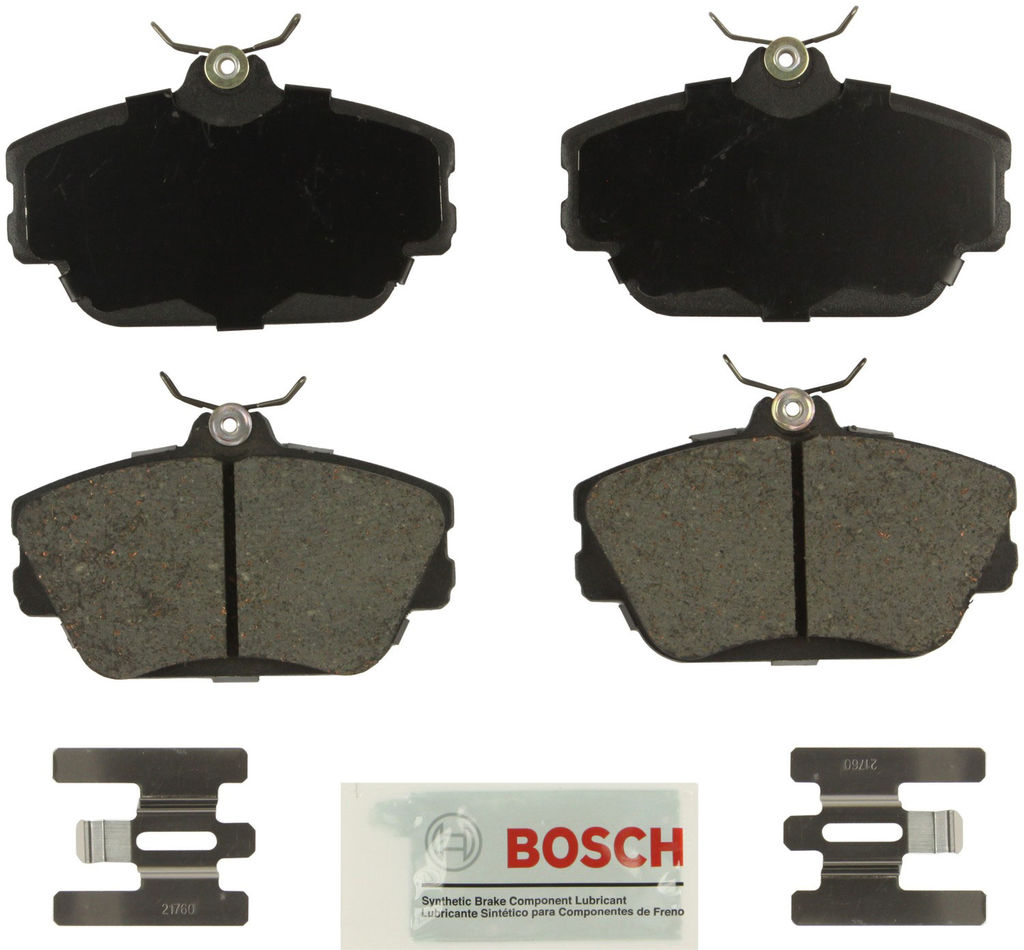Bosch BE598H - Blue Disc Brake Pad Set, Ceramic, with Hardware, Two Wheel Set